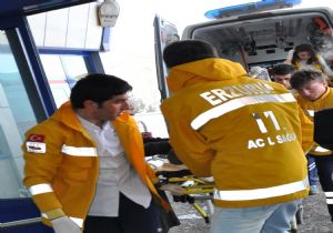 Yol tartışması hastanede bitti
